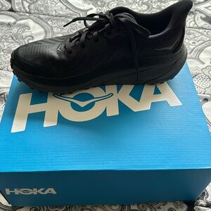 Black Hoka Athletic shoes